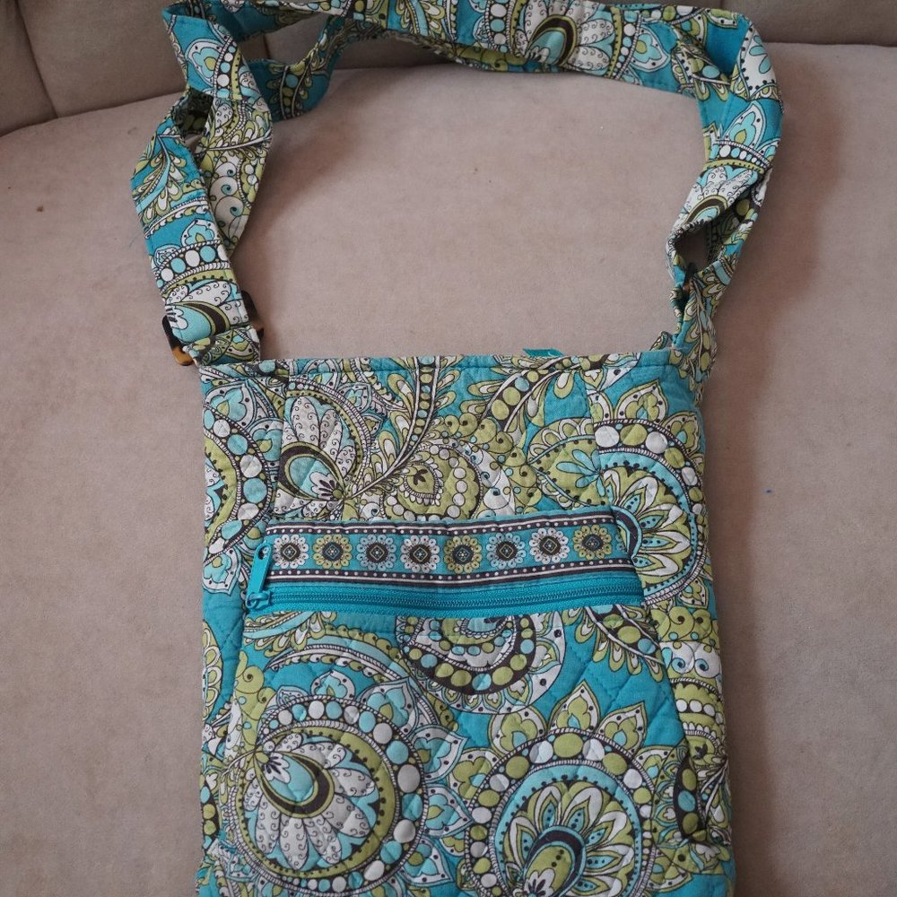 Vera Bradley Hipster Crossbody Purse Peacock